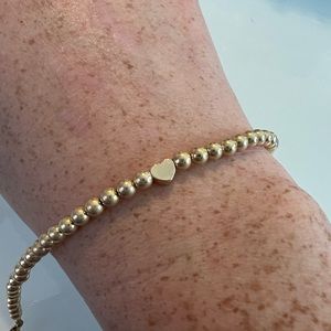 Gold filled heart bracelet!